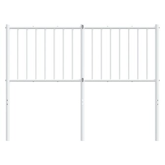 Vervangend hoofdbord metaal wit 120 cm 3