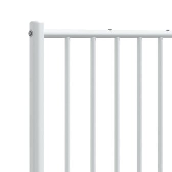 Vervangend hoofdbord metaal wit 120 cm 6