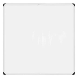 Doorzichtig afdekzeil met ogen 2x2 m polyethyleen 2