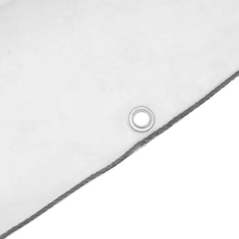 Doorzichtig afdekzeil met ogen 3x3 m polyethyleen 7