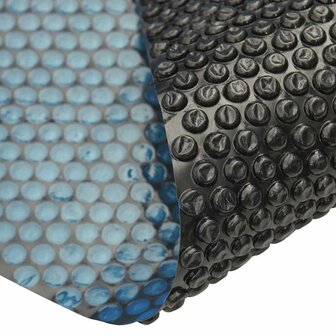 Zwembadfolie solar drijvend 500x300 cm PE zwart en blauw 3