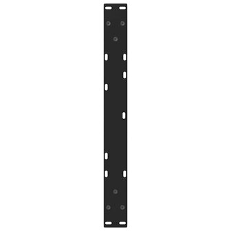 Salontafelpoten 2 st V-vormig 70x(42-43,3) cm staal zwart 7