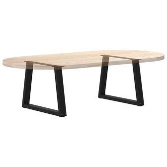Salontafelpoten 2 st V-vormig 70x(42-43,3) cm staal zwart 8