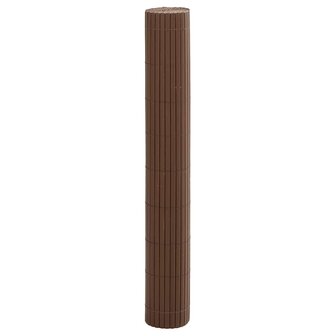 Tuinhek Dubbelzijdig Bruin 1,8x3 m PVC 4