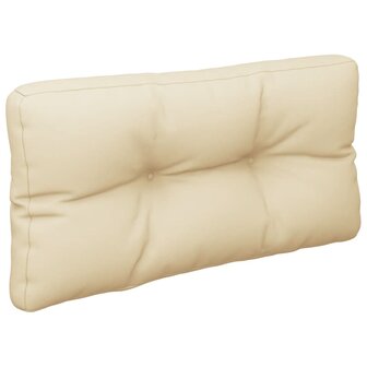 Palletkussen 80x40x12 cm stof beige 4