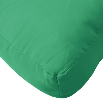 Palletkussen 80x40x12 cm stof groen 8