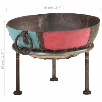 Vuurplaats &Oslash;40 cm ijzer meerkleurig 8