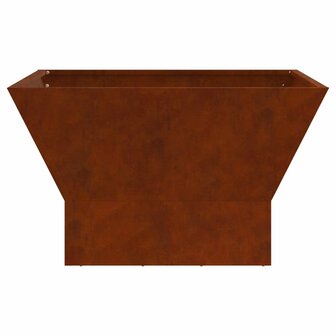 Vuurkorf Bruin 60 x 60 x 35 cm Cortenstaal 6