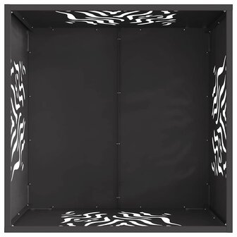 Vuurkorf Zwart 60 x 60 x 40 cm Staal 6