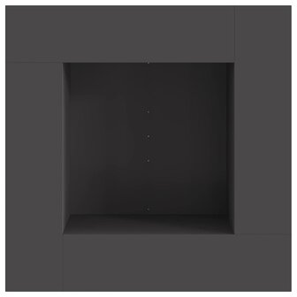 Vuurkorf Zwart 80 x 80 x 40 cm Staal 6