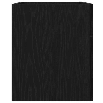 Wastafelkast Zwart Eiken 38,5 x 100 x 46 cm Bewerkt hout 8