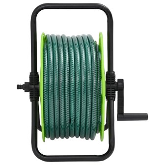 Slanghaspel vrijstaand met 20 m slang PVC groen 2