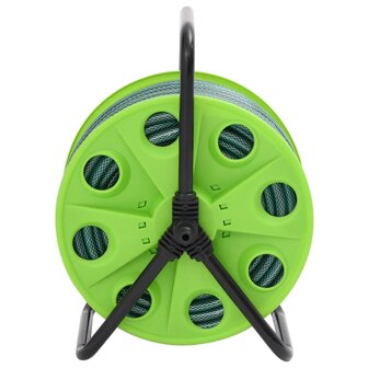 Slanghaspel vrijstaand met 20 m slang PVC groen 3