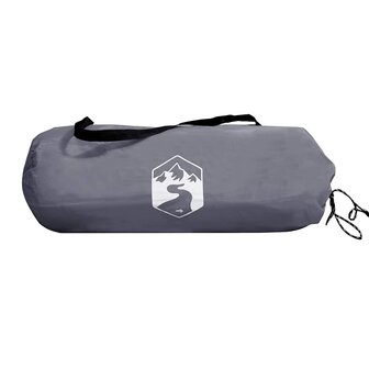 Windscherm camping waterdicht 510x153 cm grijs en oranje 9