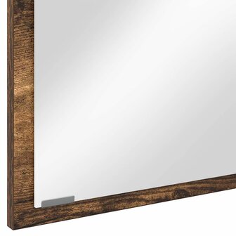Spiegel met spiegel Gerookt eiken 90 x 8,5 x 37 cm Bewerkt hout 8