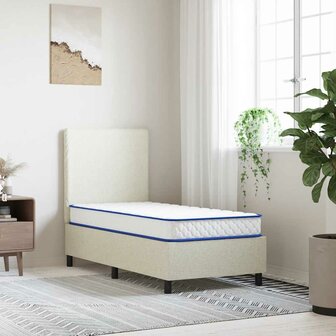 Traagschuimmatras 80x160x17 cm Zacht wit 1