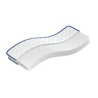 Traagschuimmatras 80x160x17 cm Zacht wit 2