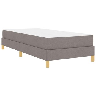 Boxspringbed met matras Taupe 80 x 200 cm Stof 4