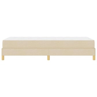 Boxspringbed met matras Cr&egrave;me 80 x 200 cm Stof 8