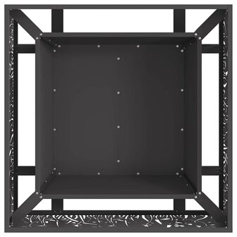 Vuurkorf Zwart 80 x 80 x 30 cm Staal 6