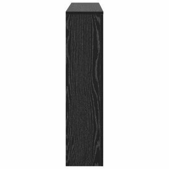 Radiatorafdekking Zwart Eiken 149 x 20 x 82 cm Bewerkt hout 5
