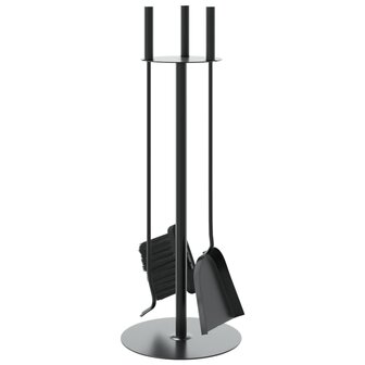 4-delige openhaardgereedschapset 22x59 cm staal 5