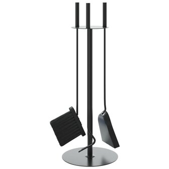 4-delige openhaardgereedschapset 22x59 cm staal 6