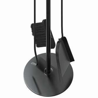 4-delige openhaardgereedschapset 22x59 cm staal 8