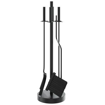 5-delige openhaardgereedschapset 18x66 cm staal 4