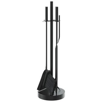5-delige openhaardgereedschapset 18x66 cm staal 5