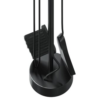 5-delige openhaardgereedschapset 18x66 cm staal 8