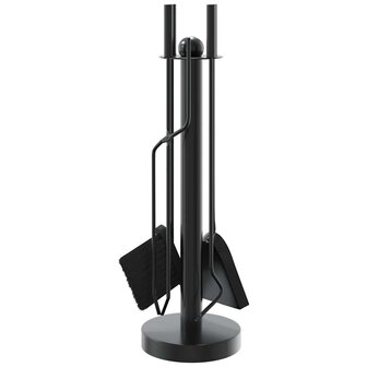5-delige openhaardgereedschapset 18x56 cm staal 5