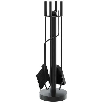 5-delige openhaardgereedschapset 18x56 cm staal 6