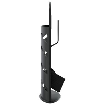 5-delige openhaardgereedschapset 23x15x66 cm staal 5