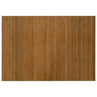Vloerkleed rechthoekig 70x100 cm bamboe bruin 2