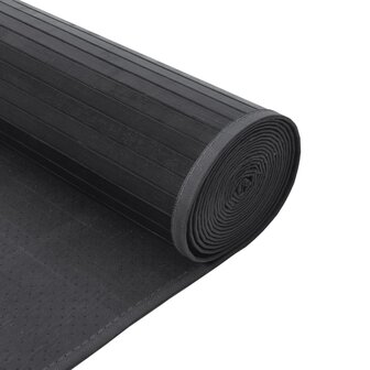 Vloerkleed rechthoekig 60x200 cm bamboe grijs 5