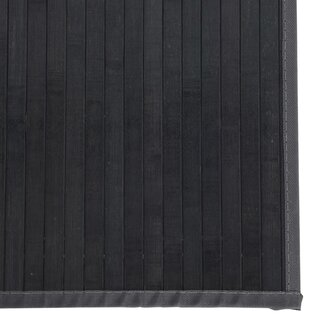 Vloerkleed rechthoekig 60x200 cm bamboe grijs 6