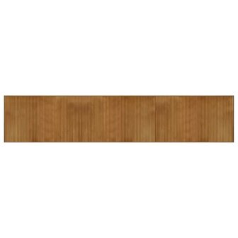 Vloerkleed rechthoekig 60x300 cm bamboe bruin 2