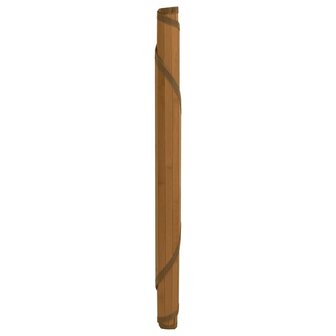 Vloerkleed rond 60 cm bamboe bruin 3