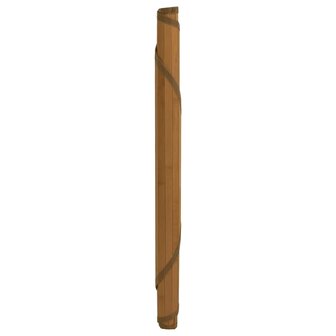 Vloerkleed rond 80 cm bamboe bruin 3