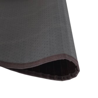 Vloerkleed rond 80 cm bamboe donkerbruin 5