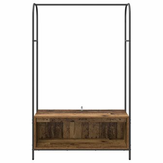 Kledingrek Bruin Eiken 100 x 44 x 160 cm Bewerkt hout 5