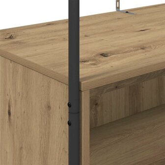 Kledingrek Bruin Eiken 100 x 44 x 160 cm Bewerkt hout 8