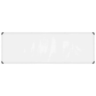 Doorzichtig zeildoek met zeilringen 1x3 m polyethyleen 2