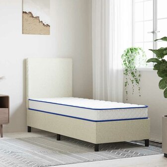 Traagschuimmatras 80x200x17 cm Zacht wit 1