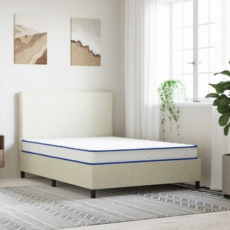 Traagschuimmatras 140x190x17 cm Zacht wit 1