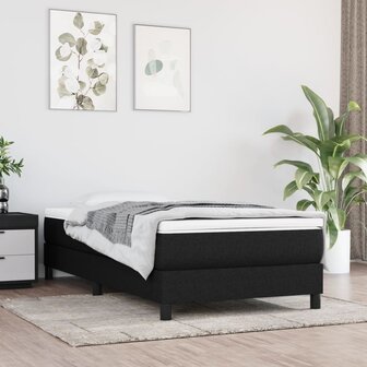 Pocketveringmatras medium 80x200x20 cm stof zwart 1