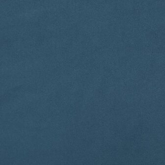 Pocketveringmatras medium 80x200x20 cm fluweel donkerblauw 6
