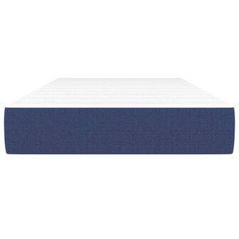 Pocketveringmatras medium 90x200x20 cm stof blauw 3