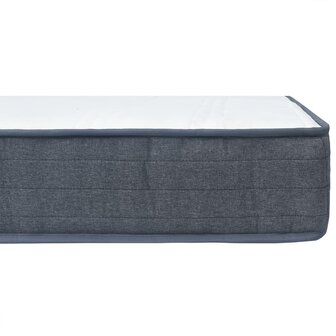 Boxspringmatras 190x140x20 cm medium zacht stof 8